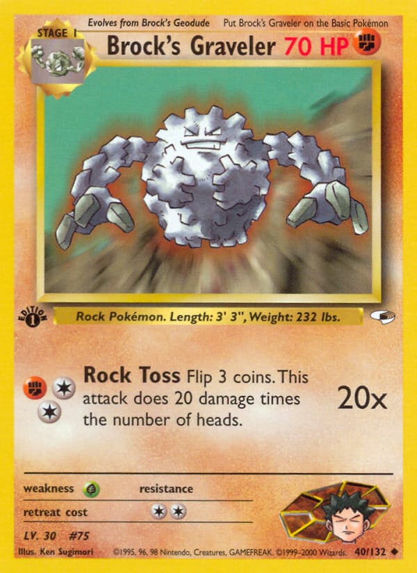 Brock's Graveler, Gym Heroes · 040/132