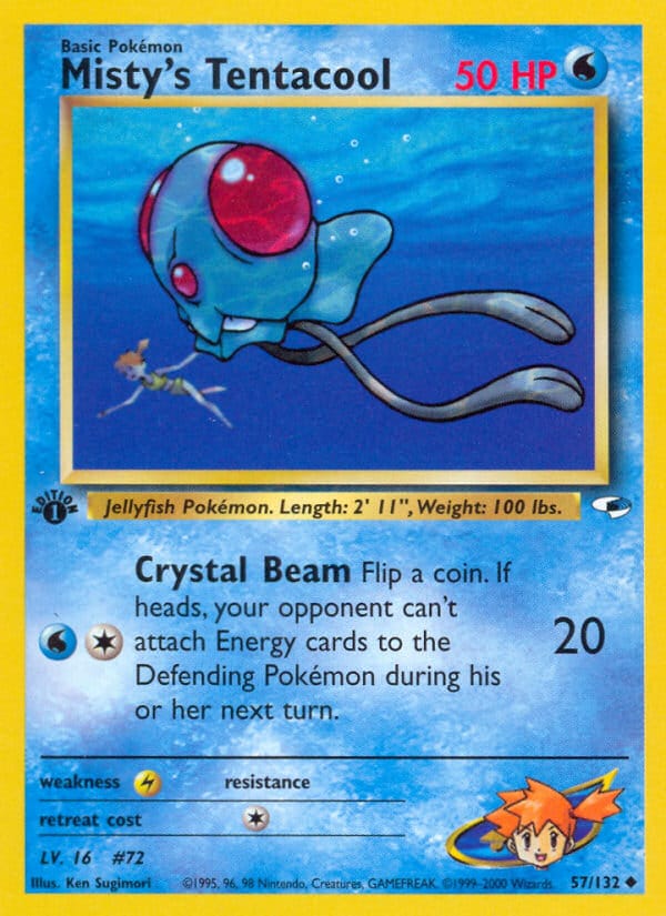 Misty's Tentacool, Gym Heroes · 057/132