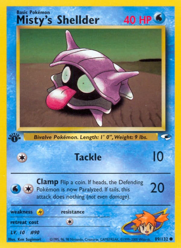 Misty's Shellder, Gym Heroes · 089/132
