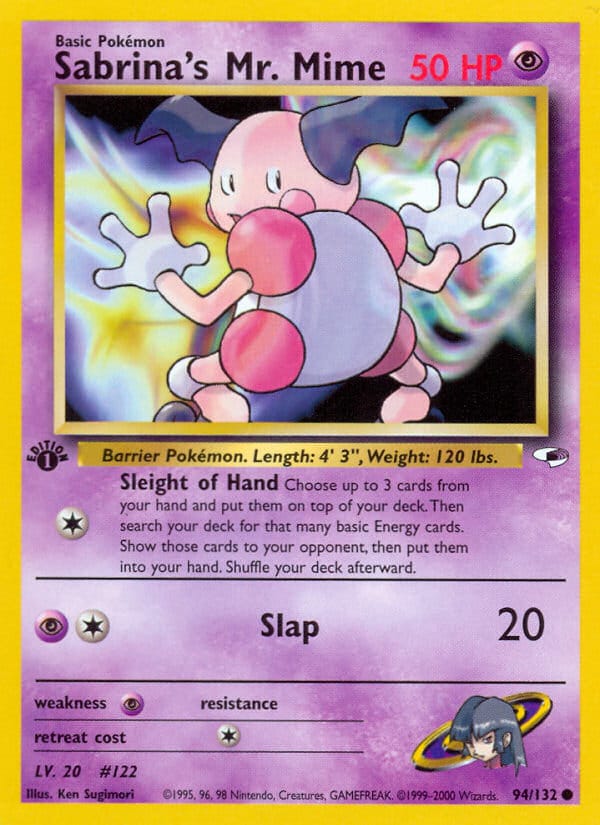 Sabrina's Mr. Mime, Gym Heroes · 094/132