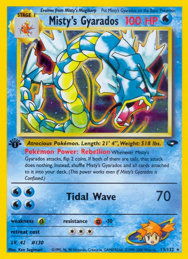 Misty's Gyarados, Gym Challenge · 013/132
