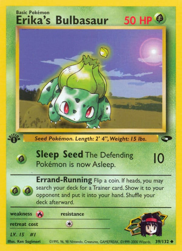 Erika's Bulbasaur, Gym Challenge · 039/132