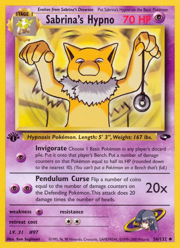 Sabrina's Hypno, Gym Challenge · 056/132