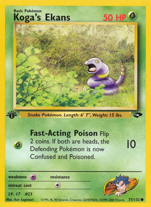 Koga's Ekans, Gym Challenge · 077/132