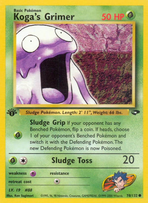 Koga's Grimer, Gym Challenge · 078/132