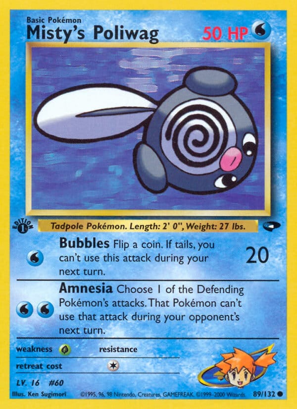 Misty's Poliwag, Gym Challenge · 089/132