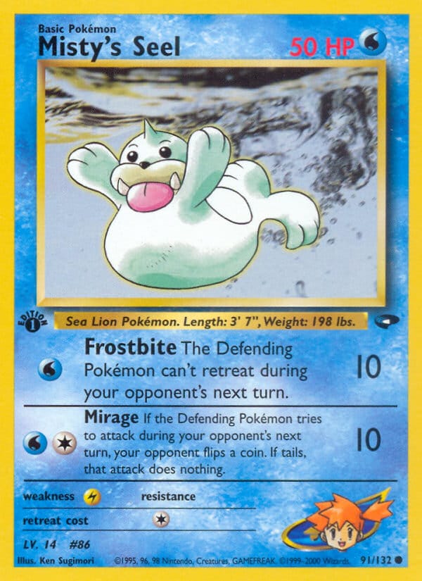 Misty's Seel, Gym Challenge · 091/132