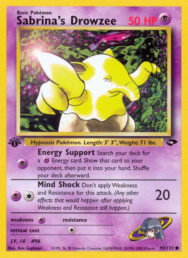 Sabrina's Drowzee, Gym Challenge · 095/132