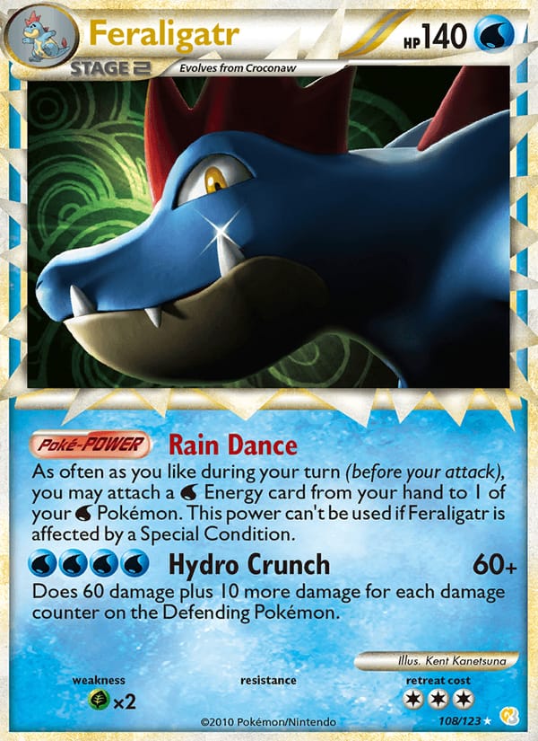 Feraligatr, HeartGold SoulSilver · 108/123