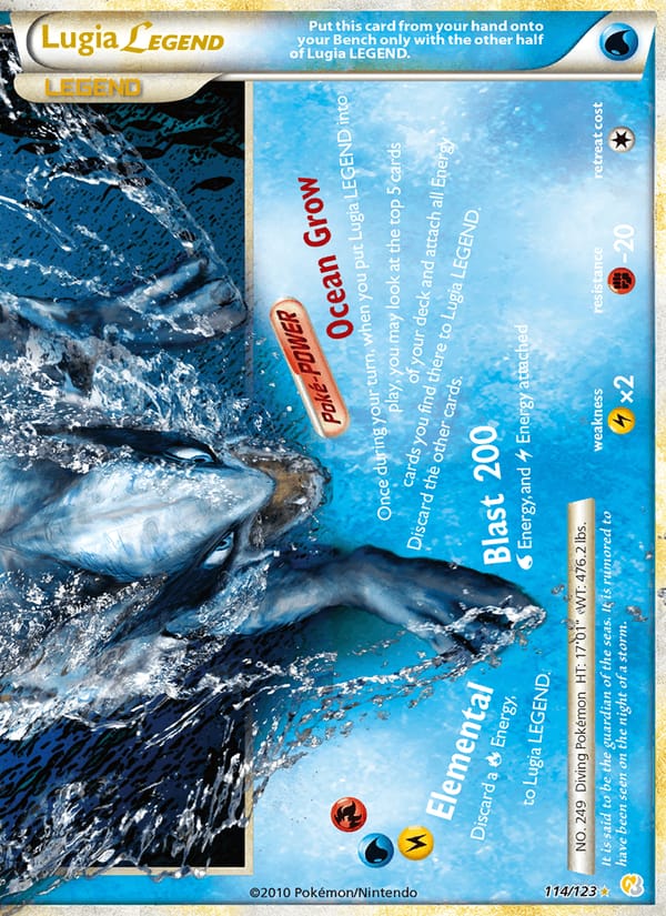 Lugia Legend, HeartGold SoulSilver · 114/123