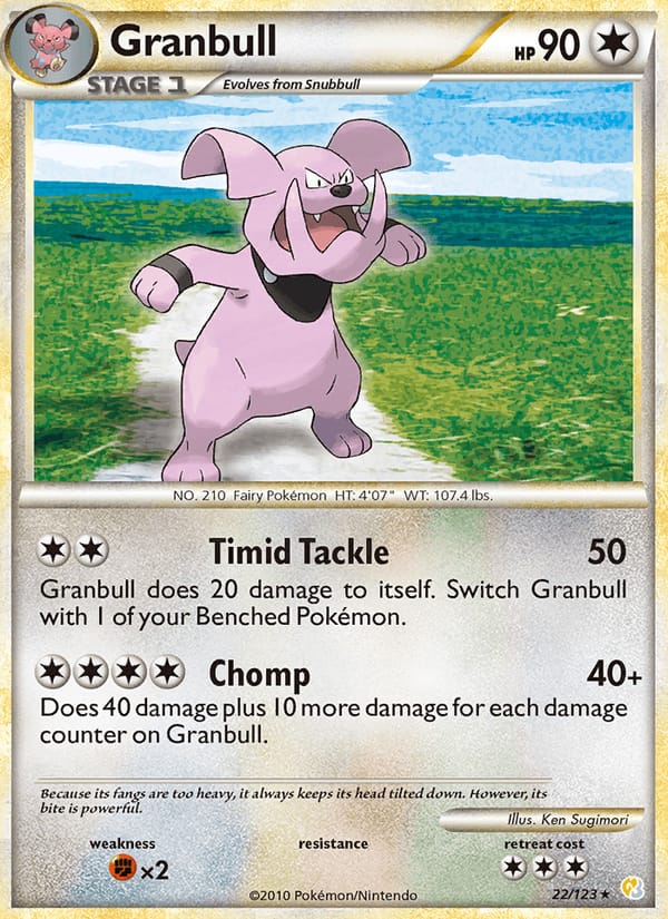 Granbull, HeartGold SoulSilver · 22/123