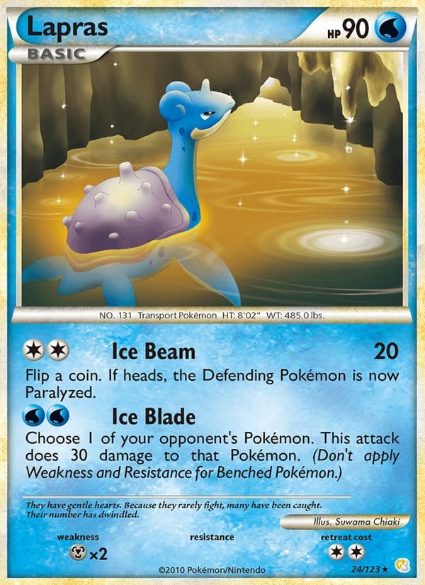 Lapras, HeartGold SoulSilver · 24/123