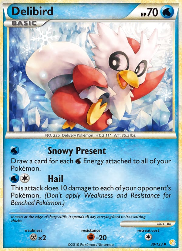 Delibird, HeartGold SoulSilver · 39/123