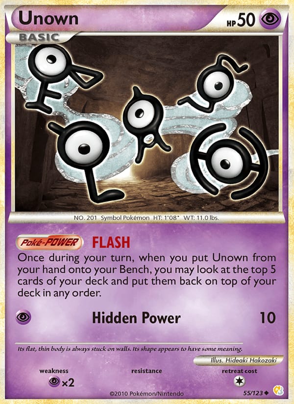 Unown, HeartGold SoulSilver · 55/123