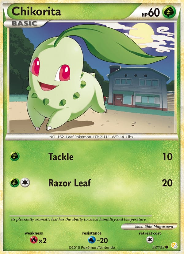 Chikorita, HeartGold SoulSilver · 59/123