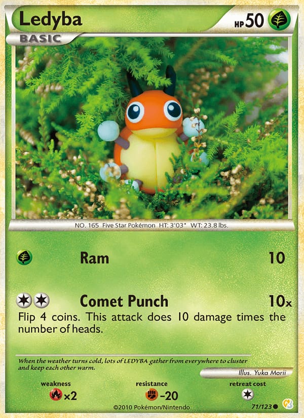 Ledyba, HeartGold SoulSilver · 71/123