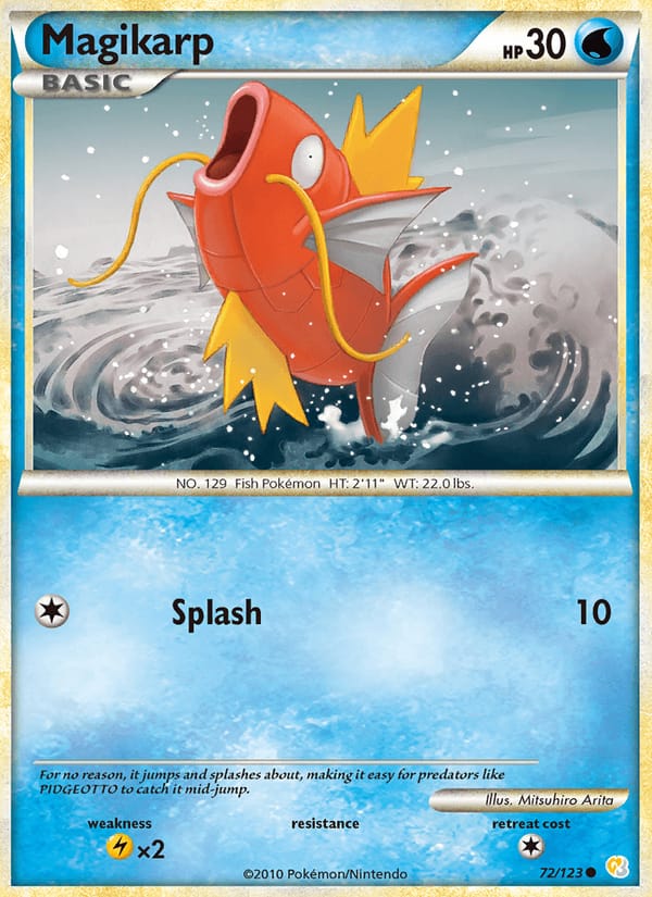 Magikarp, HeartGold SoulSilver · 72/123