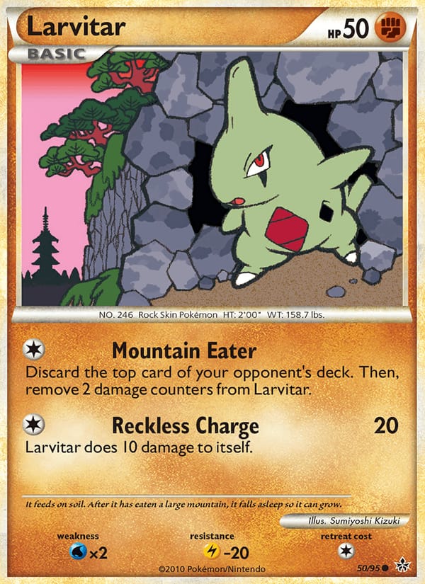Larvitar, Unleashed · 50/95