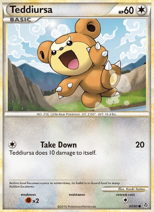 Teddiursa, Unleashed · 65/95
