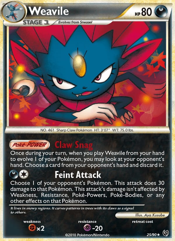Weavile, Undaunted · 25/90