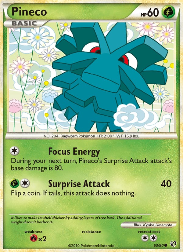 Pineco, Undaunted · 63/90