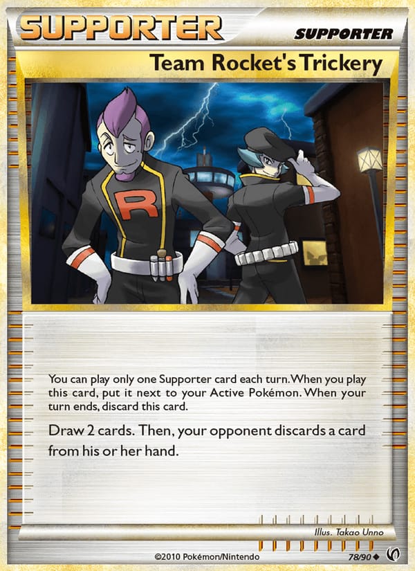 Team Rocket's Trickery, Undaunted · 78/90