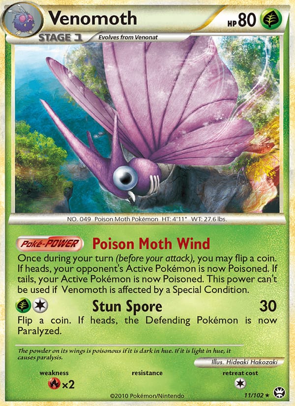 Venomoth, Deck Exclusives · 011/102