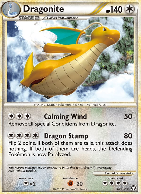 Dragonite, Triumphant · 18/102