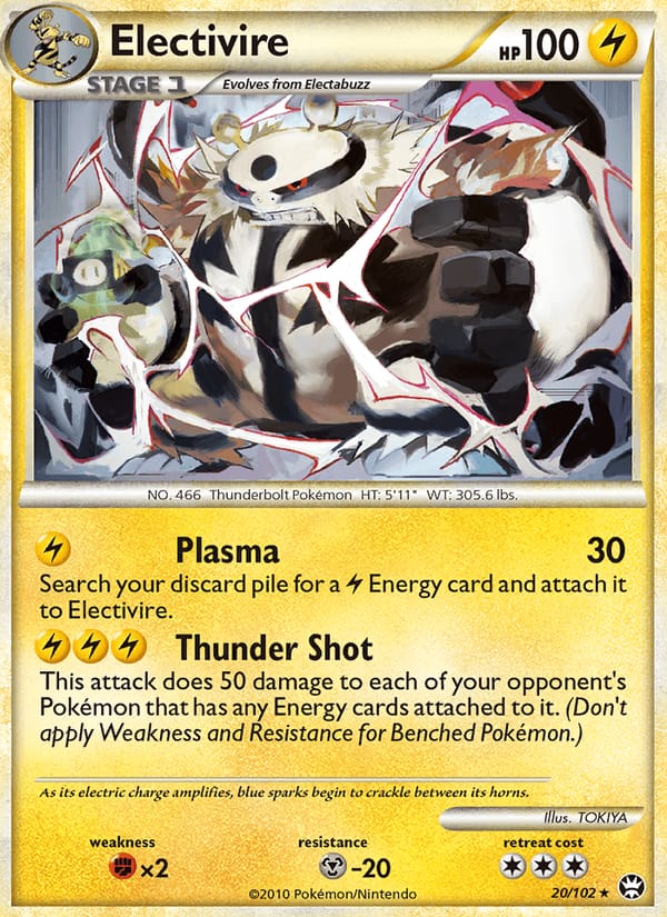 Electivire, HGSS Promos · 20/102