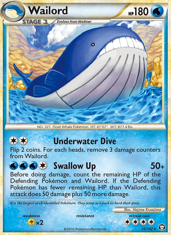 Wailord, Triumphant · 31/102