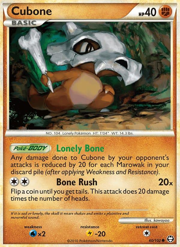 Cubone, Triumphant · 60/102
