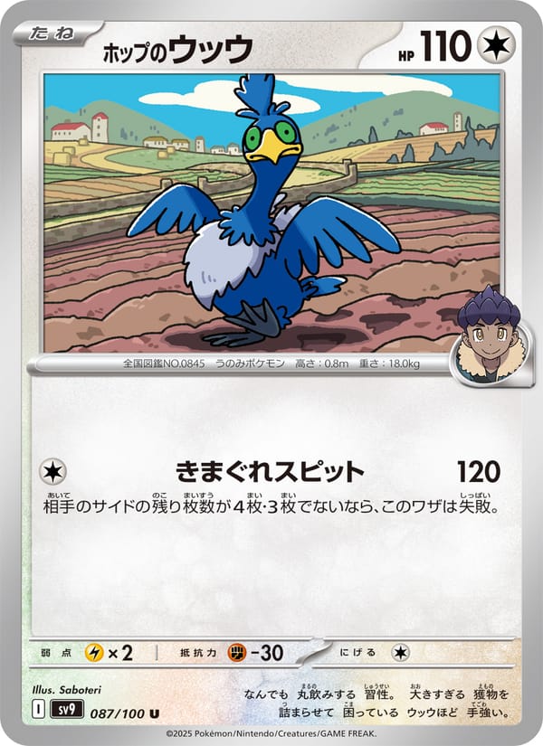 Hop's Cramorant, SV9: Battle Partners · 087/100