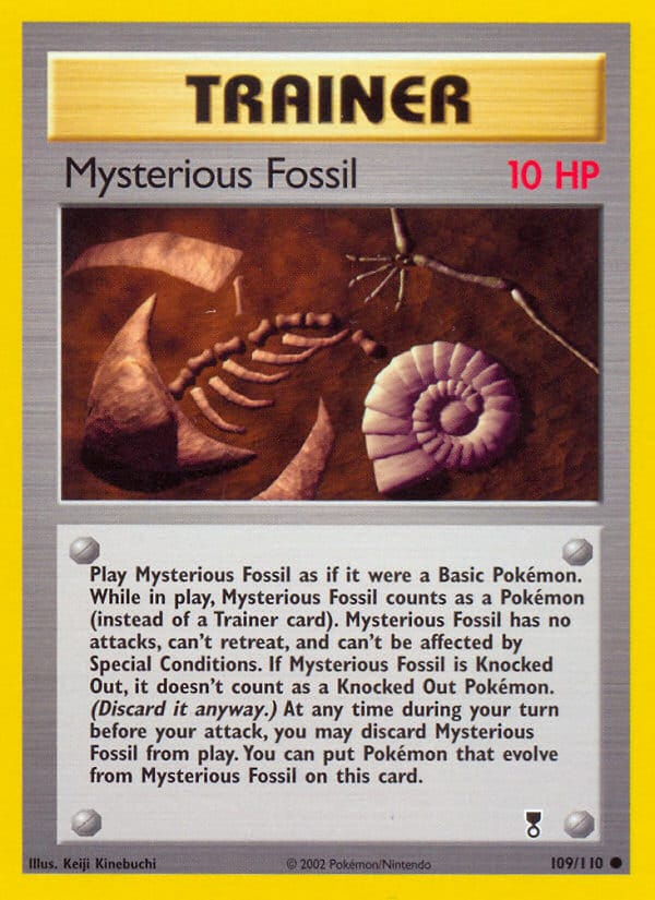 Mysterious Fossil, Legendary Collection · 109/110