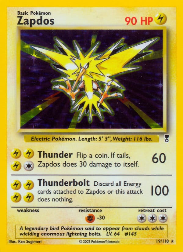 Zapdos, Legendary Collection · 019/110