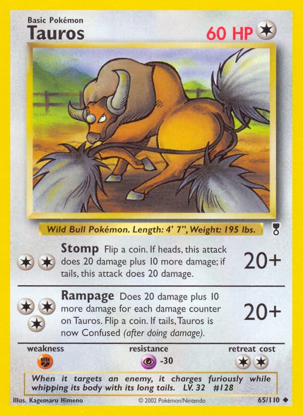 Tauros, Legendary Collection · 065/110