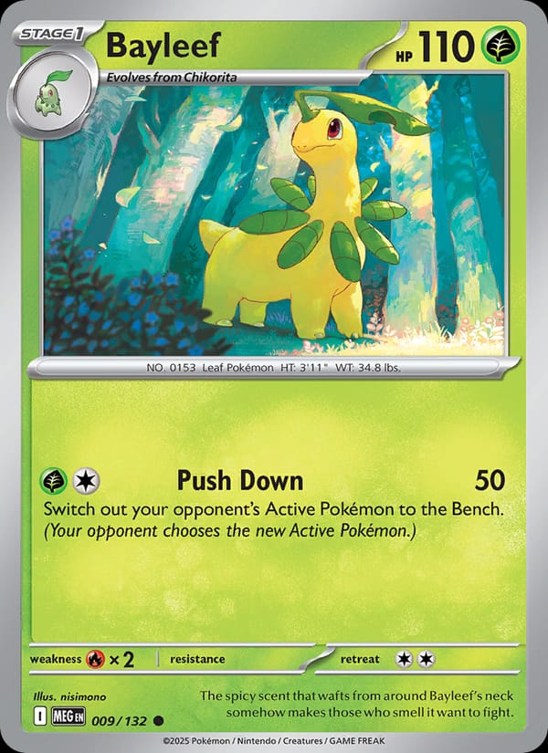 Bayleef, ME01: Mega Evolution · 009/132