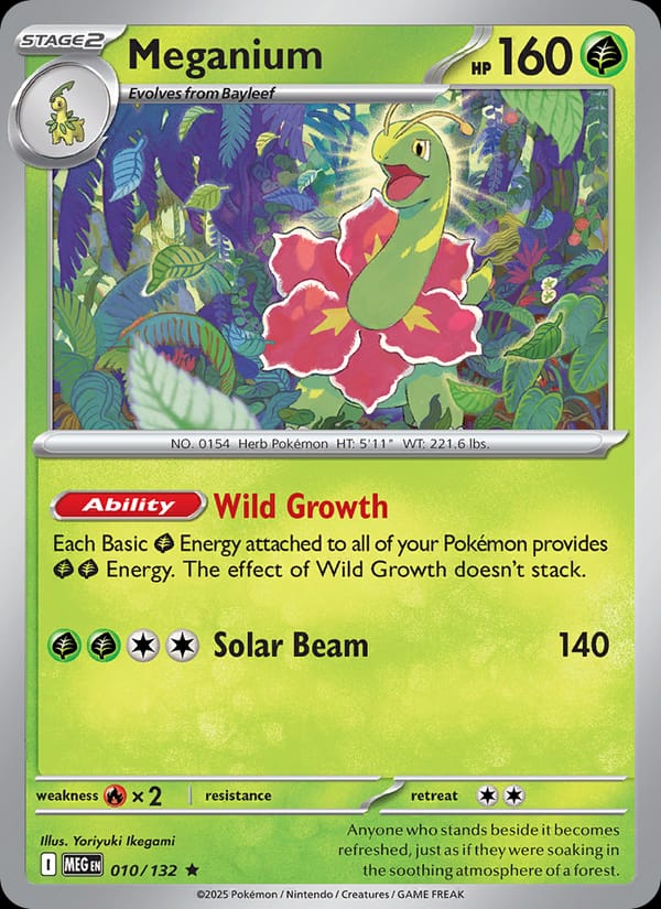 Meganium, ME01: Mega Evolution · 010/132