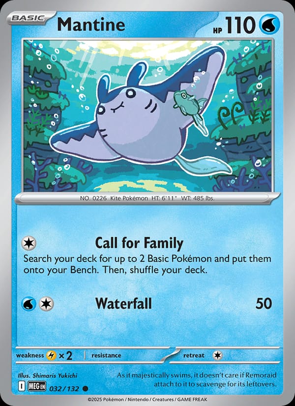 Mantine, ME01: Mega Evolution · 032/132
