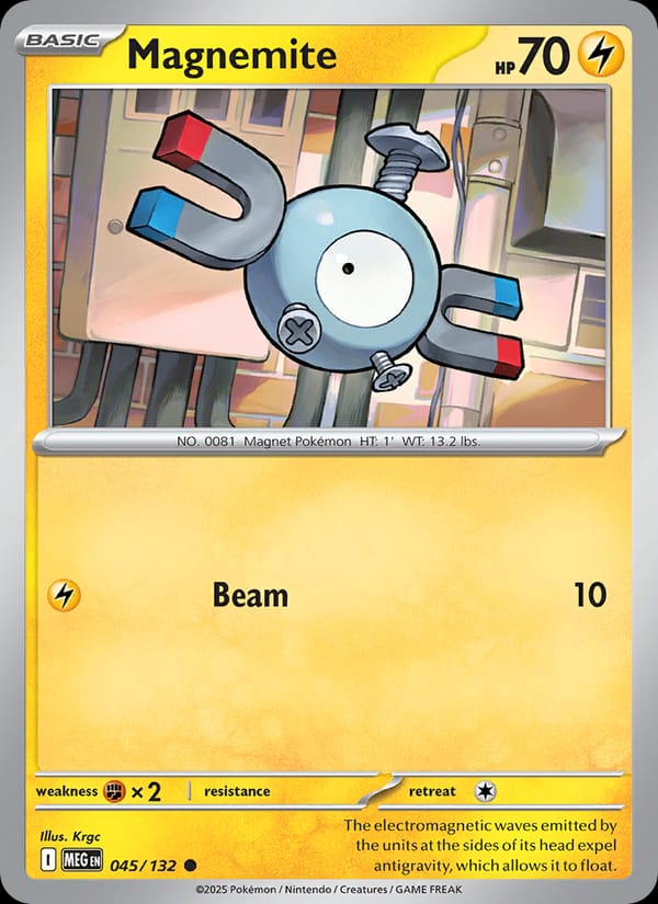 Magnemite, ME01: Mega Evolution · 045/132