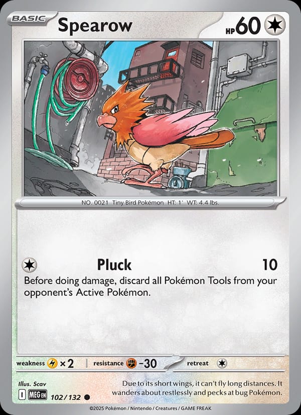 Spearow, ME01: Mega Evolution · 102/132