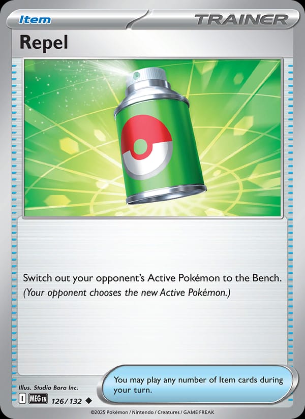 Repel, ME01: Mega Evolution · 126/132