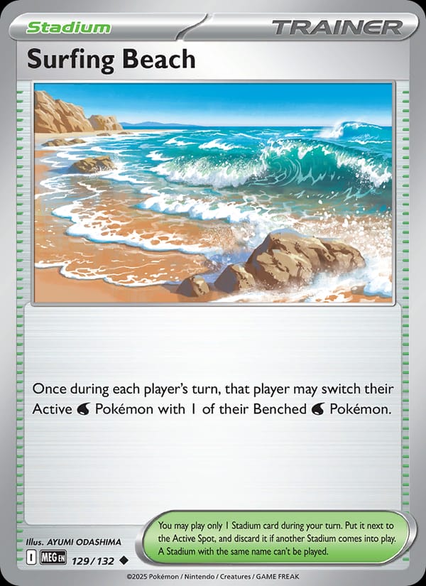 Surfing Beach, ME01: Mega Evolution · 129/132