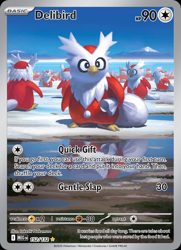 Delibird, ME01: Mega Evolution · 152/132