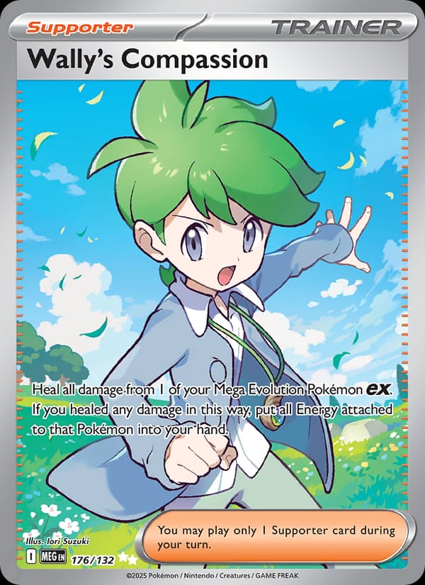 Wally's Compassion, ME01: Mega Evolution · 176/132