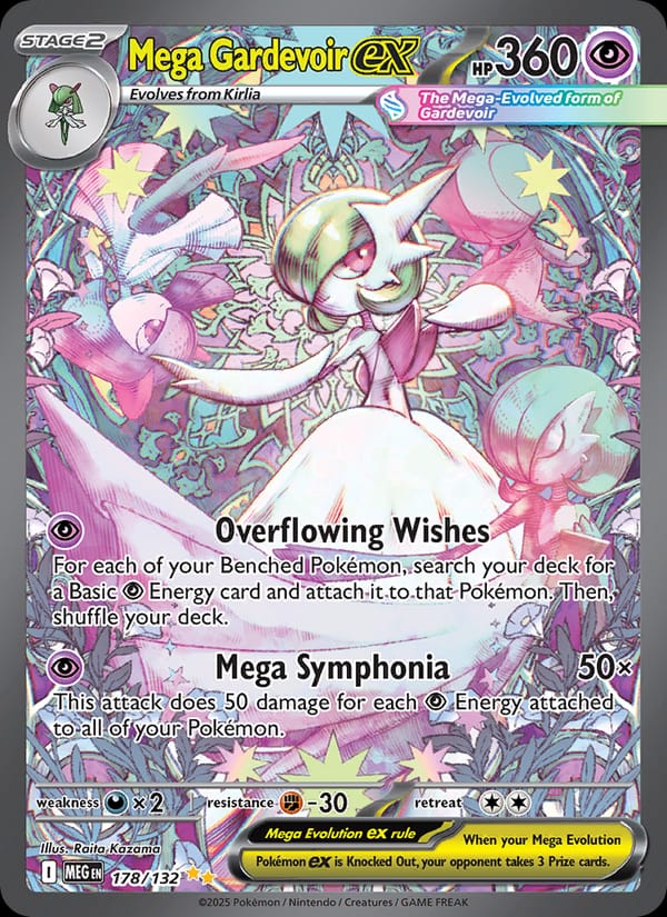 Mega Gardevoir ex, ME01: Mega Evolution · 178/132