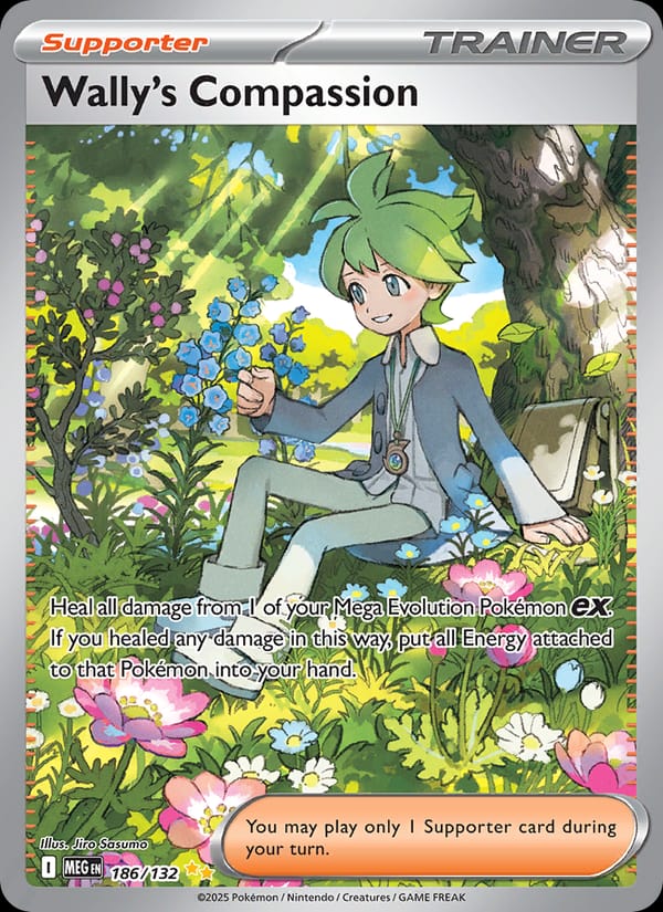 Wally's Compassion, ME01: Mega Evolution · 186/132