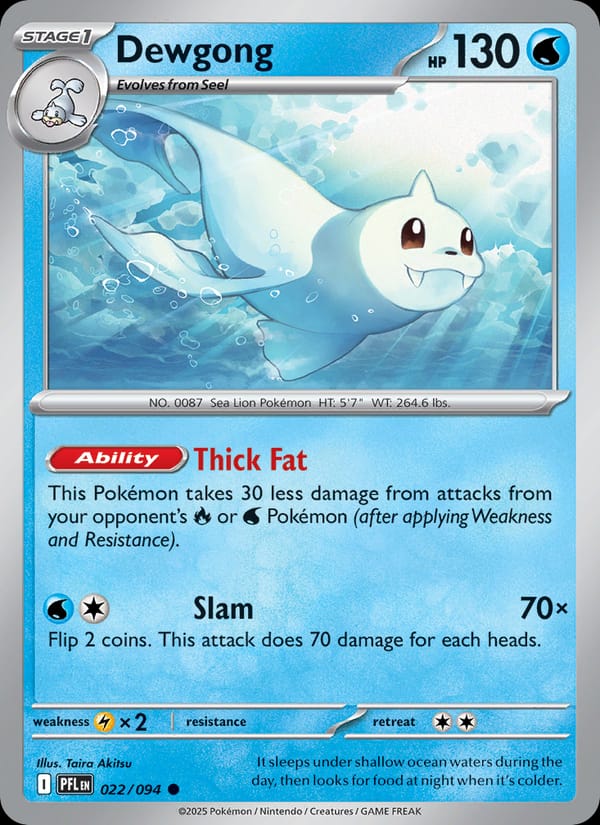 Dewgong, ME02: Phantasmal Flames · 022/094