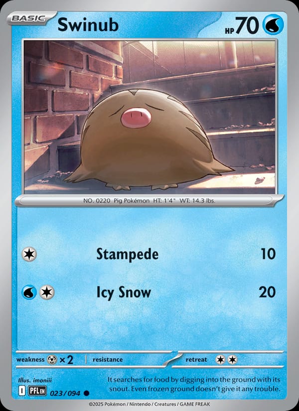 Swinub, ME02: Phantasmal Flames · 023/094