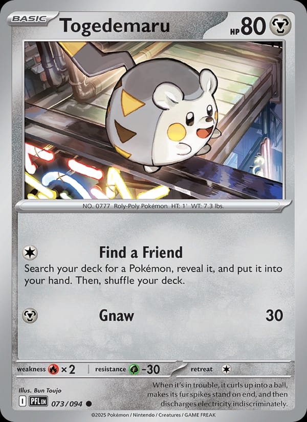 Togedemaru, ME02: Phantasmal Flames · 073/094