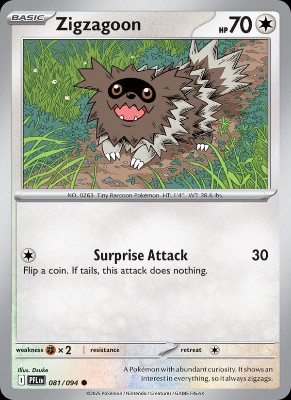 Zigzagoon, ME02: Phantasmal Flames · 081/094